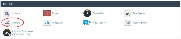 cpanel2 metrics awstats