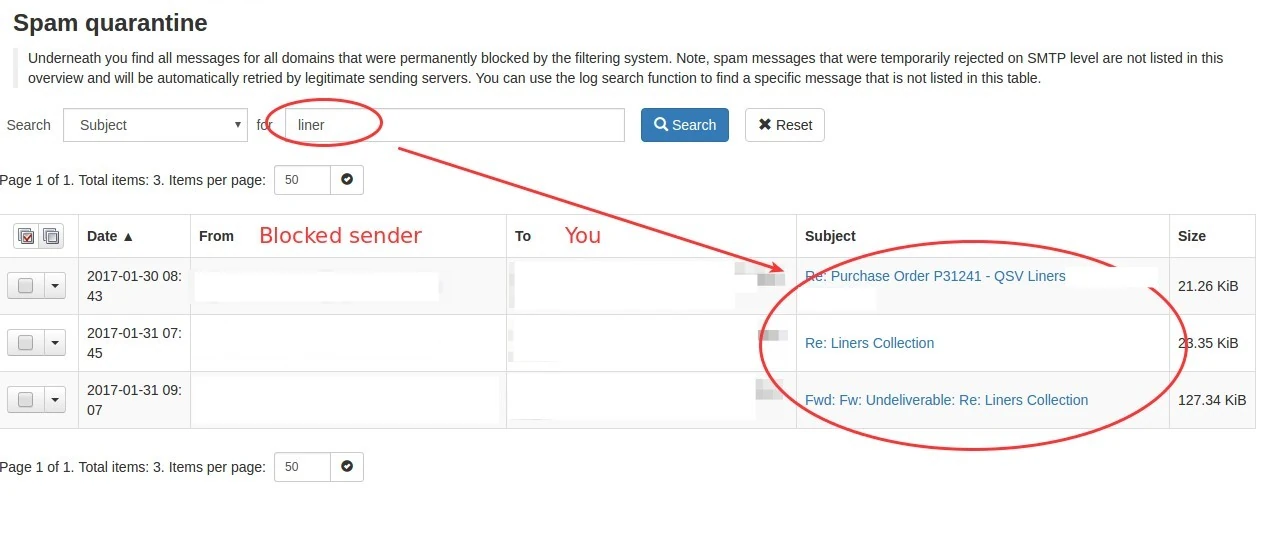 spamexpert quarantine review 1