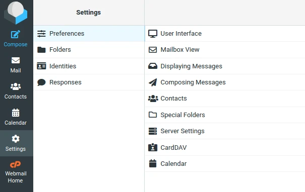 webmail settings 1