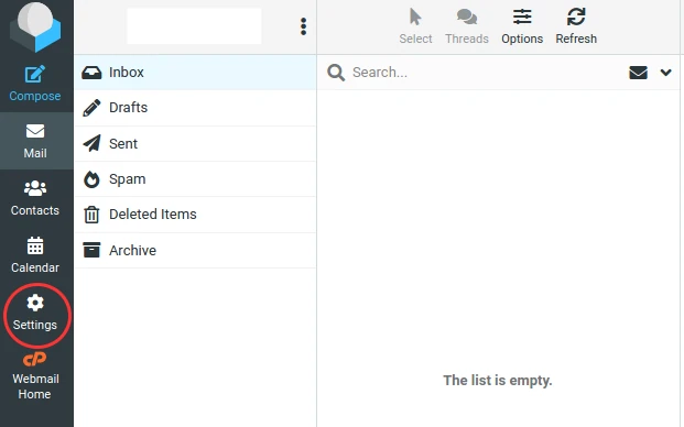 webmail settings 2