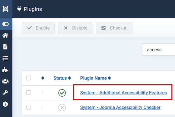 plugins accessibility additional features 1