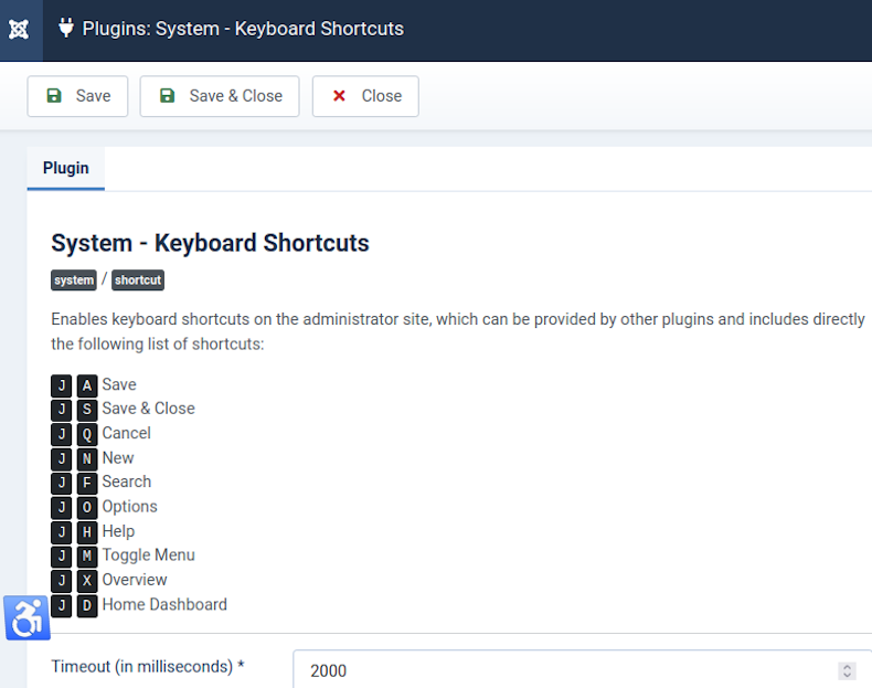 plugins keyboard shortcuts 2