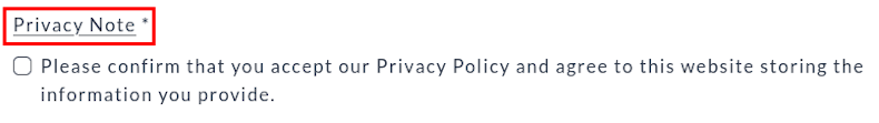 privacy contacts checkbox