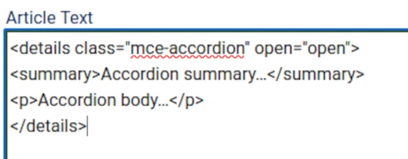 Insert Accordion 3