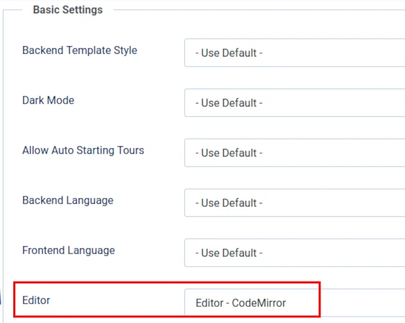 Assign CodeMirror editor to a user