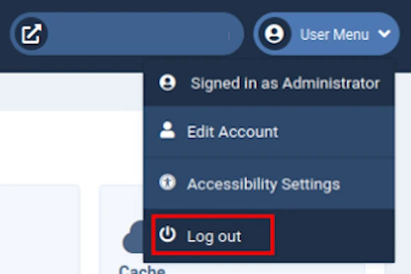 log out cp