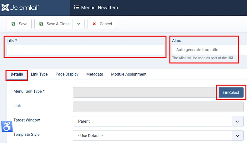 menu item 1 details left