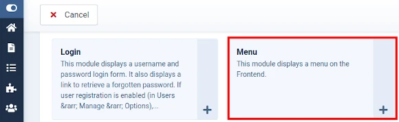 module manager new type