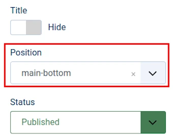 custom module add content