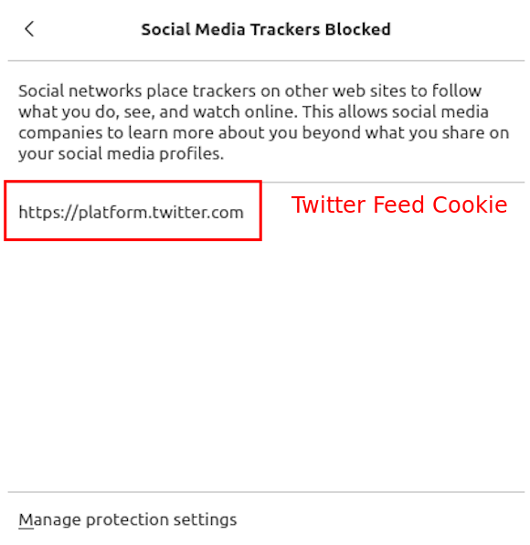 firefox website trackers social media