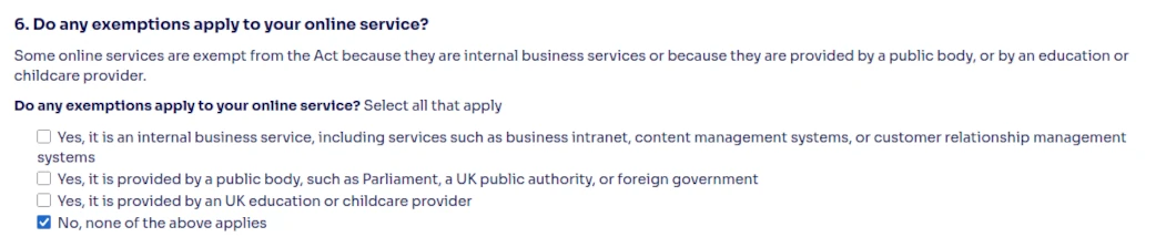 ofcom osa regulation checker 6